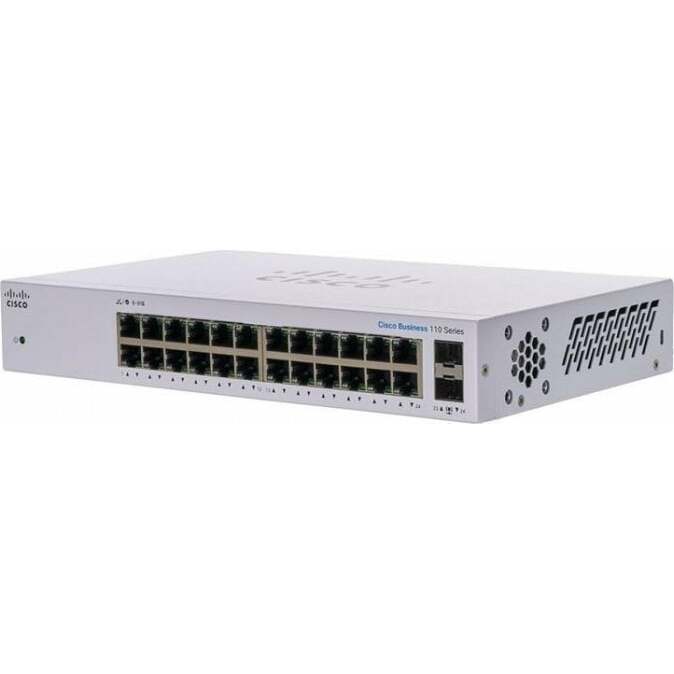 Cisco switch CBS110-24T, 24xGbE RJ45, 2xSFP