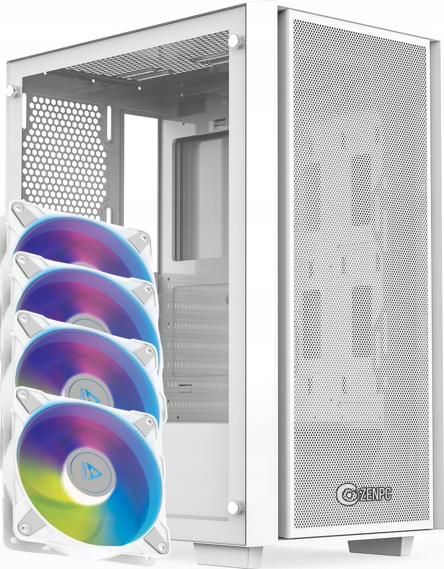 Zenpc Z1 Mesh PC Case, Tempered