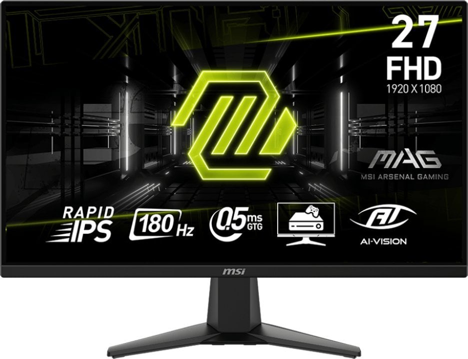 MSI 27 inches MAG 275F LED/FHD/Flat/180Hz/black