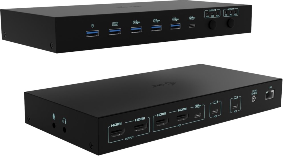 I-tec USB-C KVM Dock PRO 3