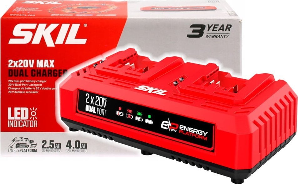 Sourcing SKIL DUAL CHARGER 2X20V MAX(18V)