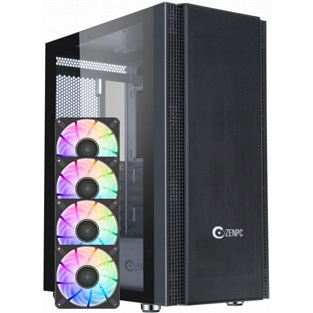 Zenpc Z5 Mesh PC Case, Black