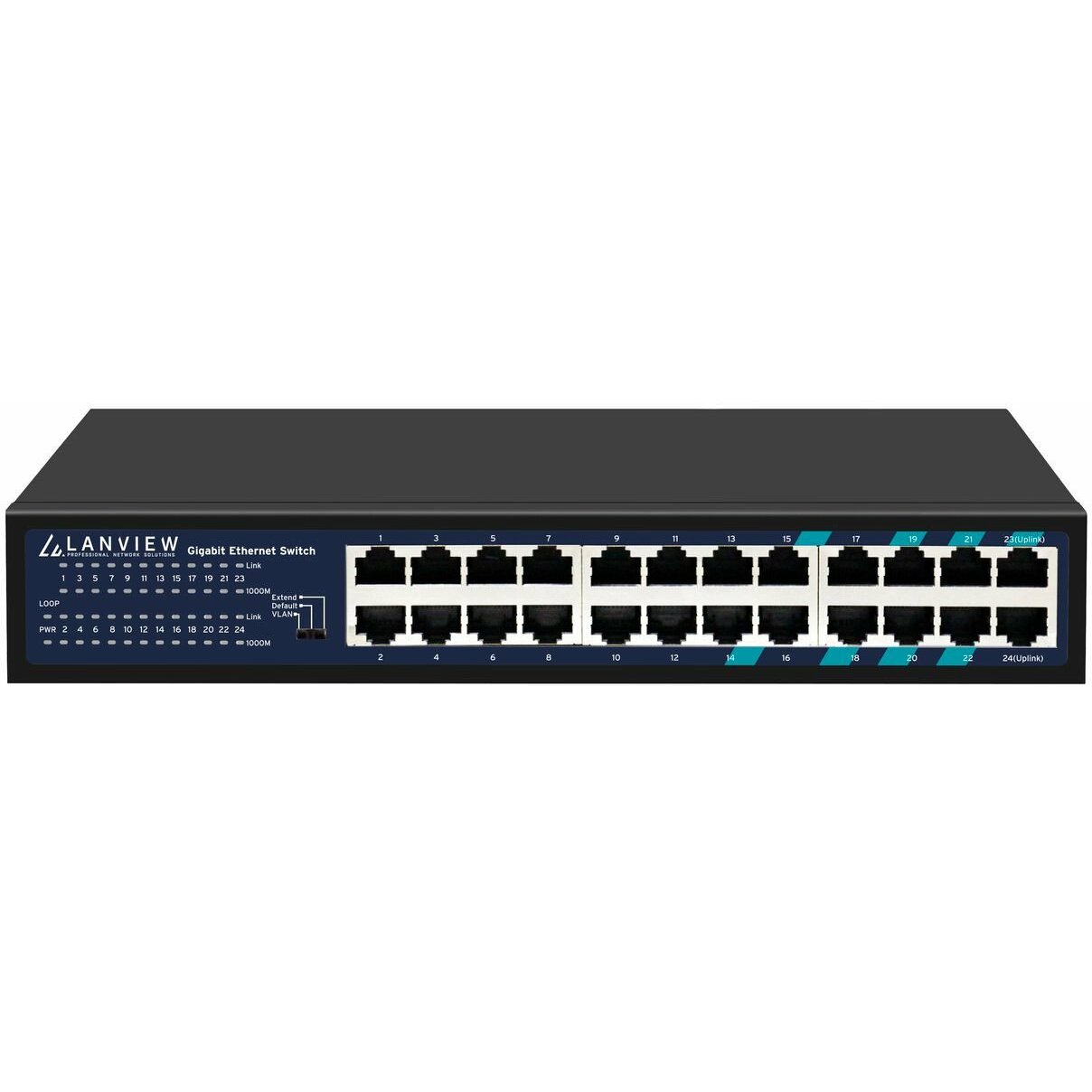 Lanview LVN-1U-24PORT 1G (LVN-1U-24PORT-1G) | LVN-1U-24PORT-1G