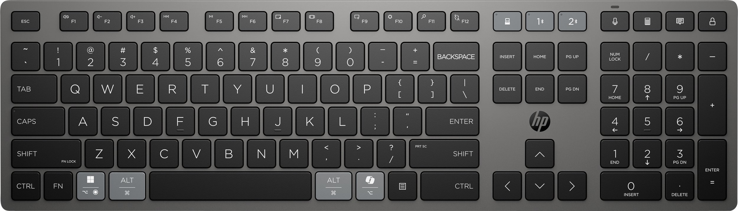 HP 725 Wireless Keyboard - Multi-Device