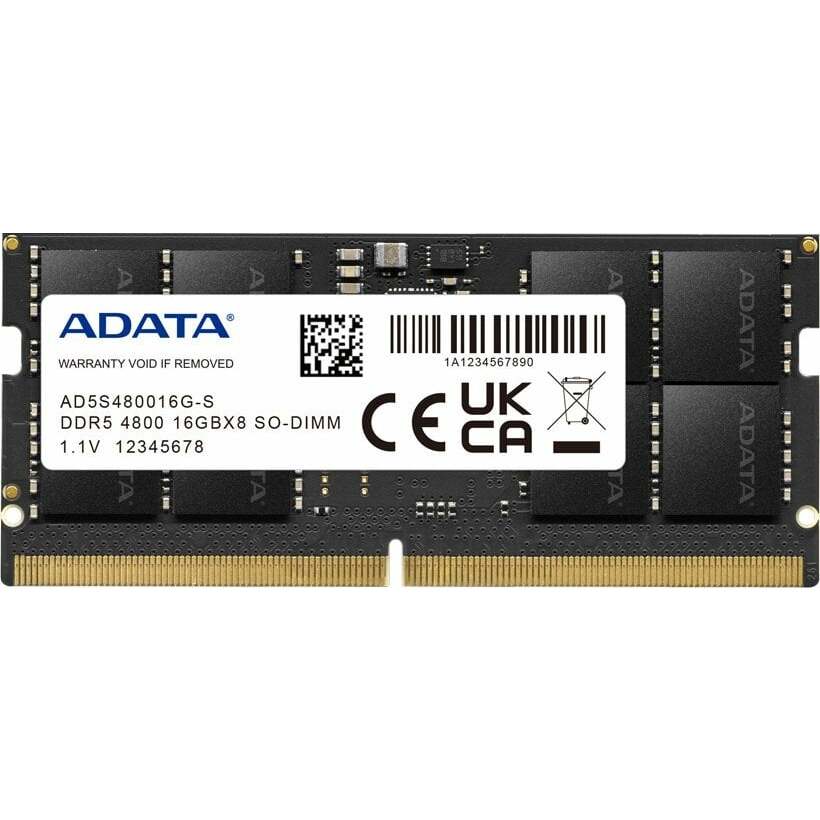 ADATA 16GB DDR5-4800 CL40 SO-DIMM Memory