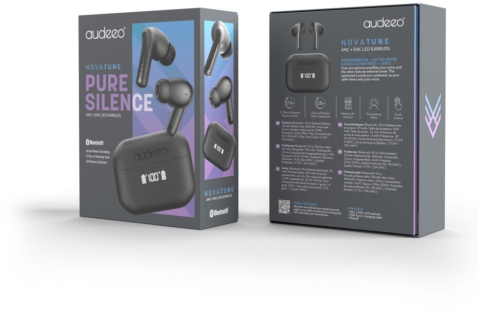 Audeeo Earphones TWS Novatune Black |