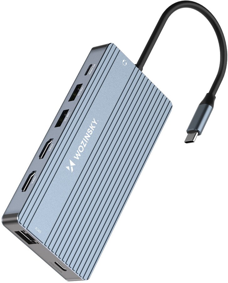 Wozinsky 14w1 HUB do 3 monitorów