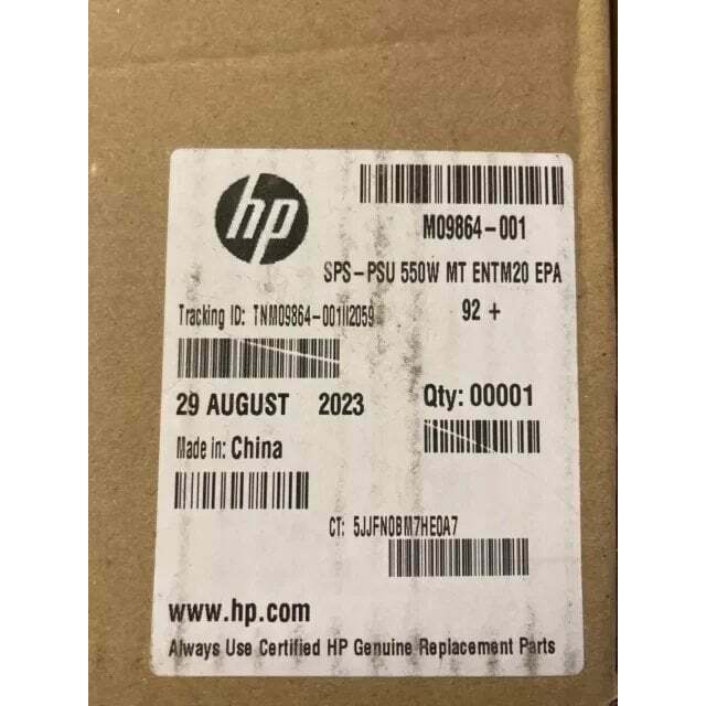 Serwerowy HP 550W power supply unit