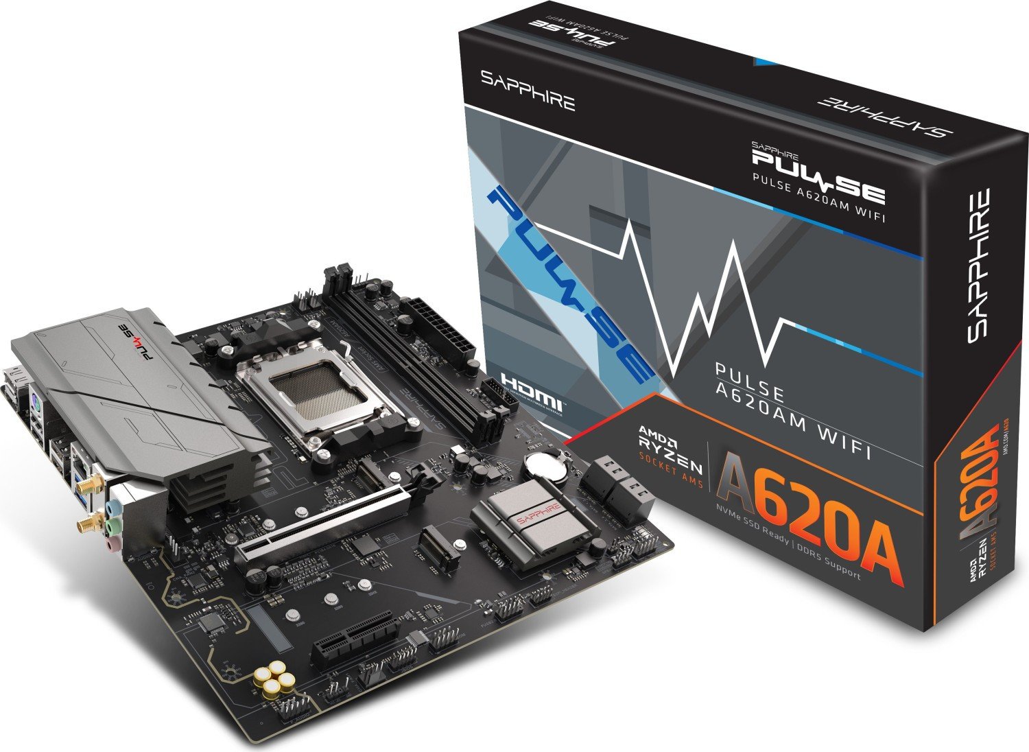 Sapphire Technology PULSE A620AM 2DDR5 Motherboard