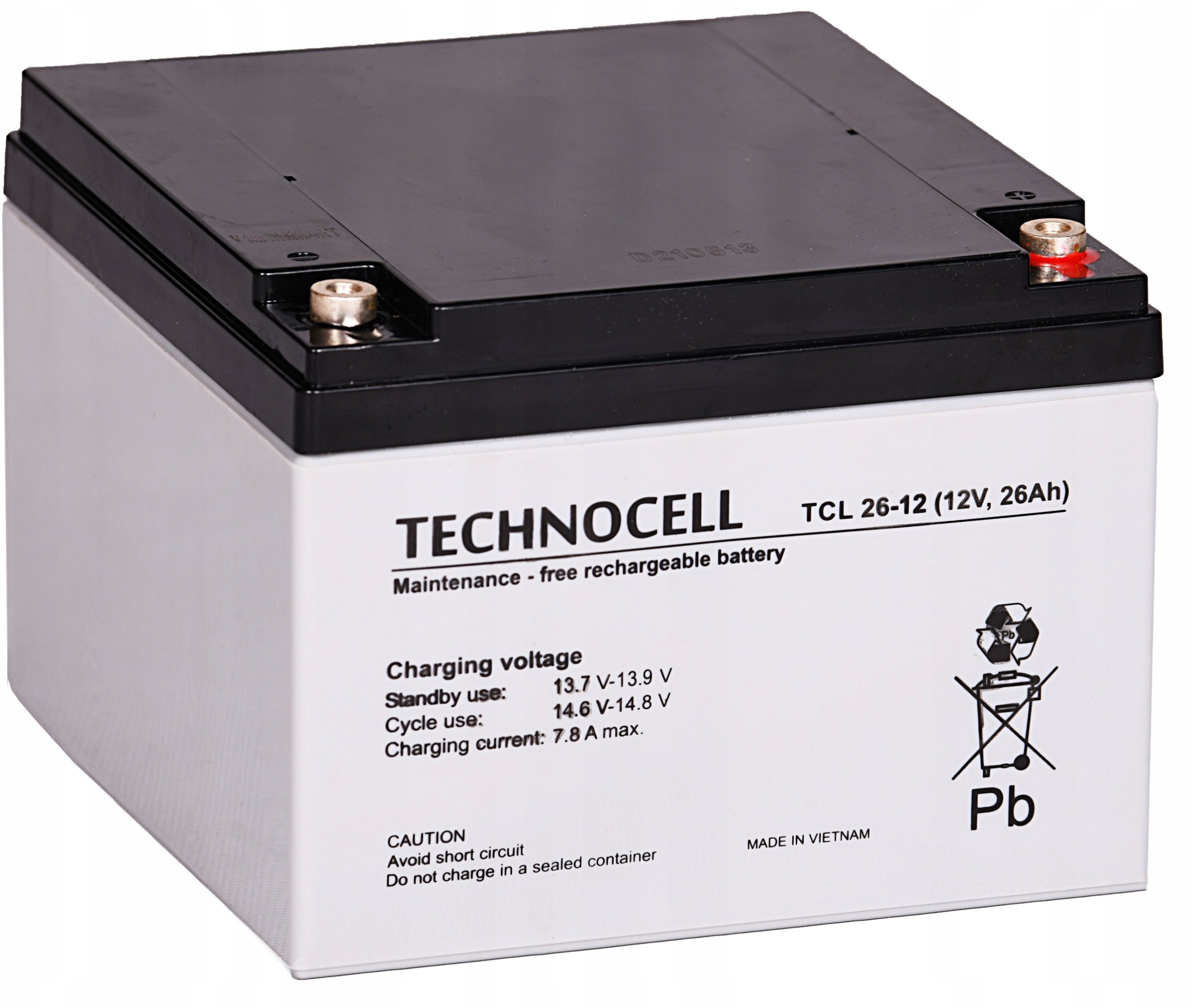 Technocell TCL26-12 TECHNOCELL Akumulator AGM 12V