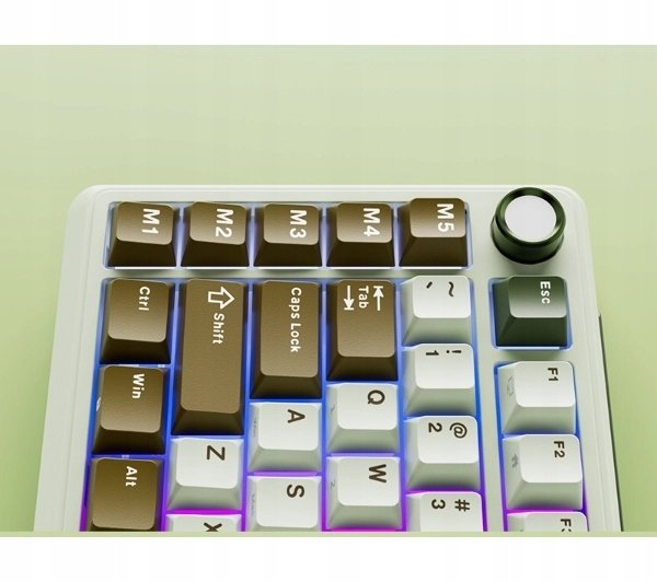 ROYAL KLUDGE L75 Palm Green, Beige