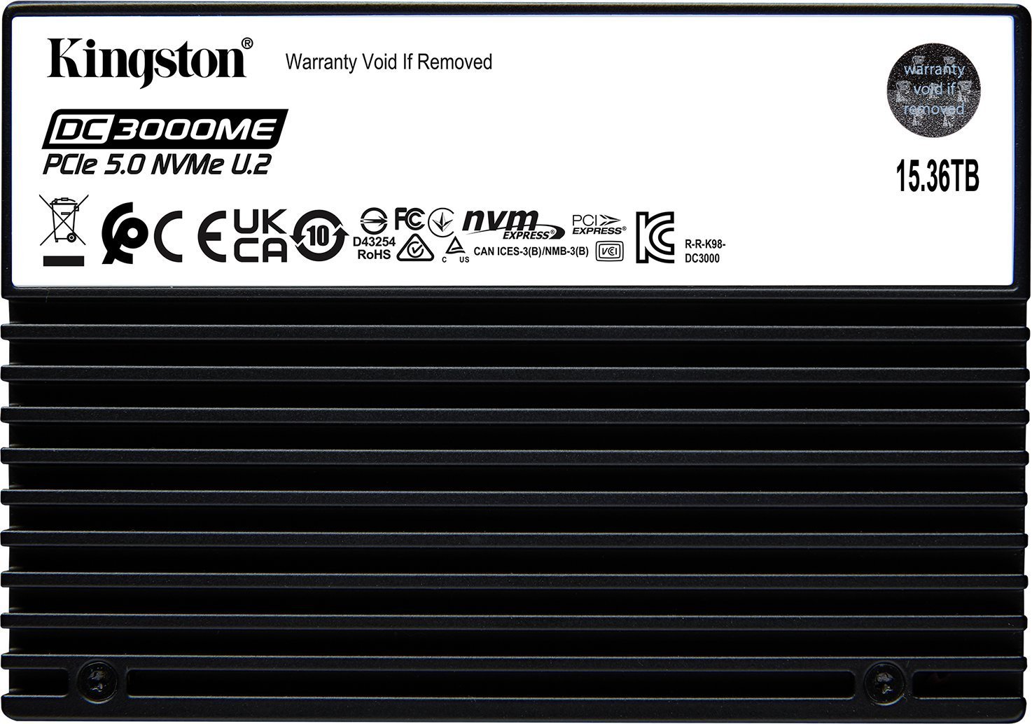 Kingston Technology 15.36TB DC3000ME U