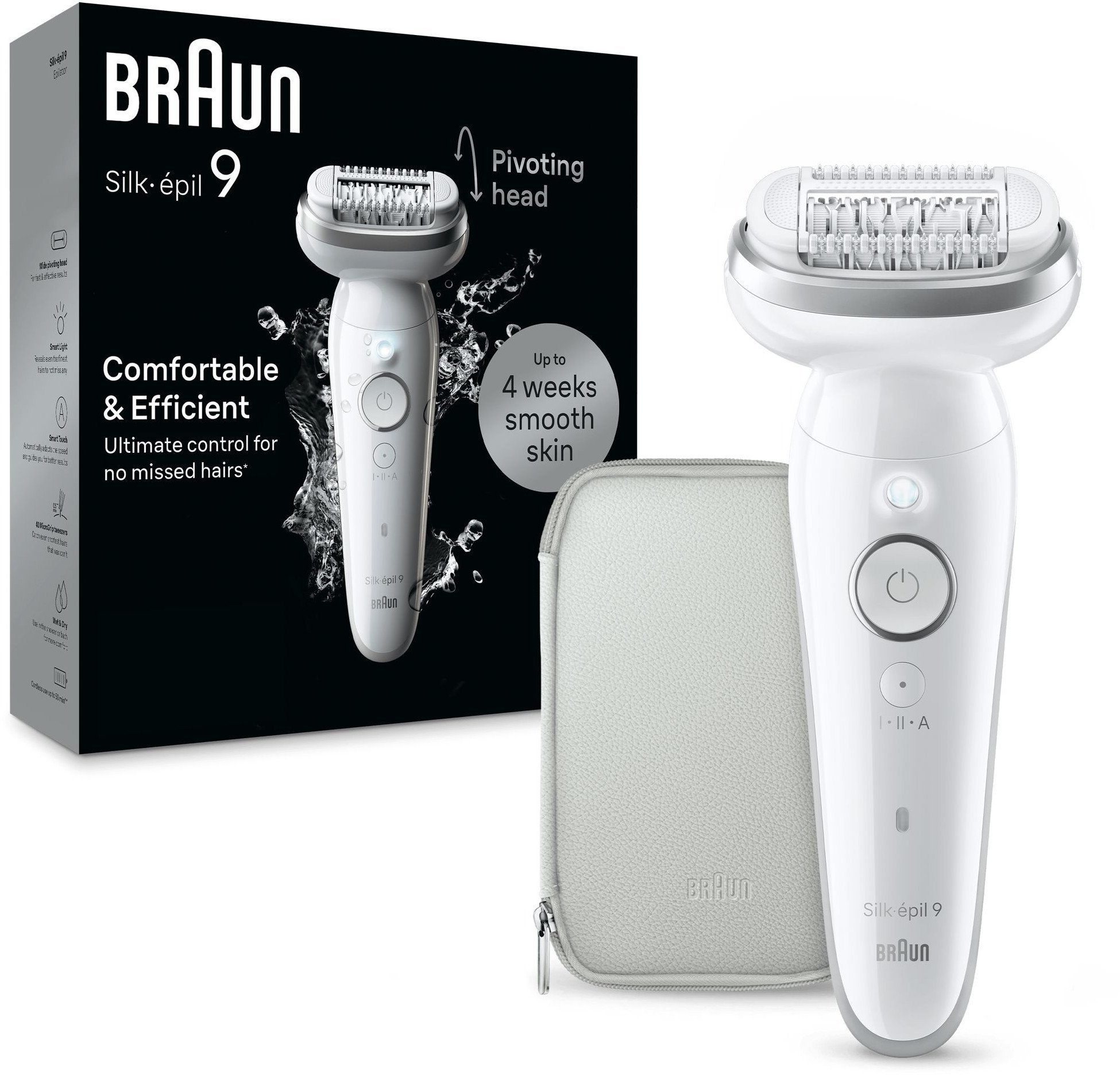 Depialtor Silk-epil SES9-011 BRAUN biało-srebny |