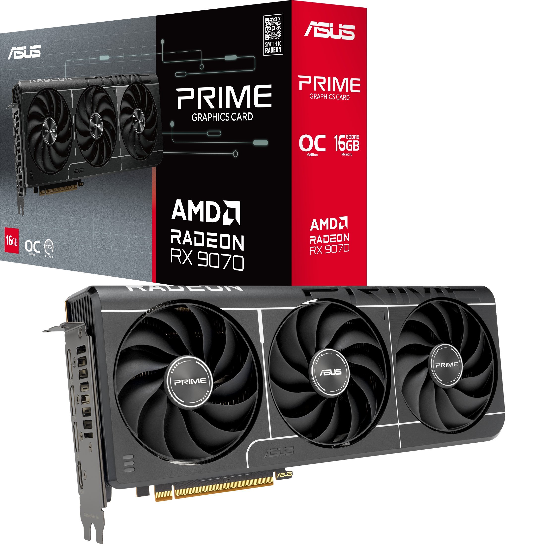 ASUS PRIME Radeon RX 9070 EVO