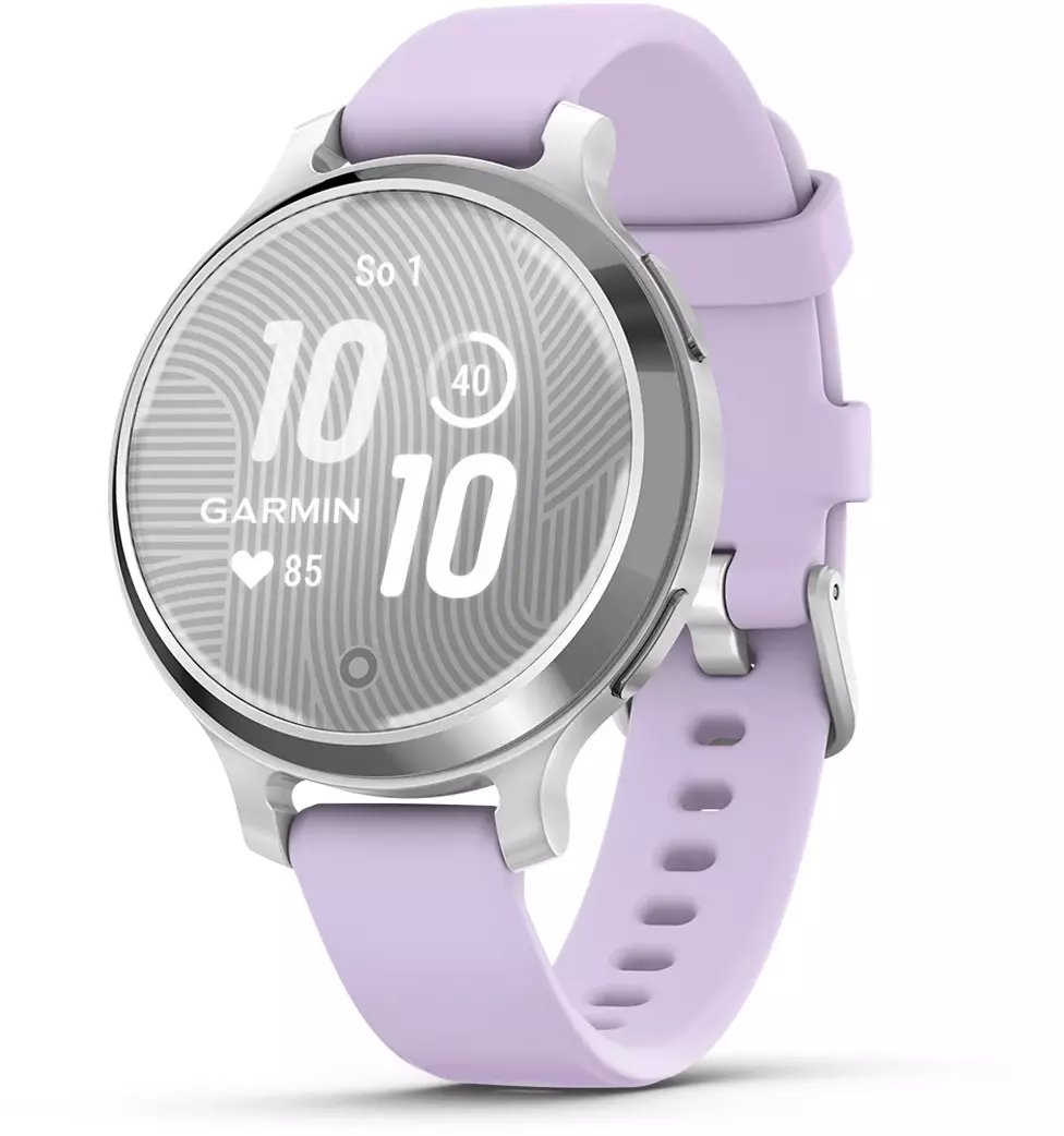 Garmin Lily 2 Active, Silver/Purple Jasmine