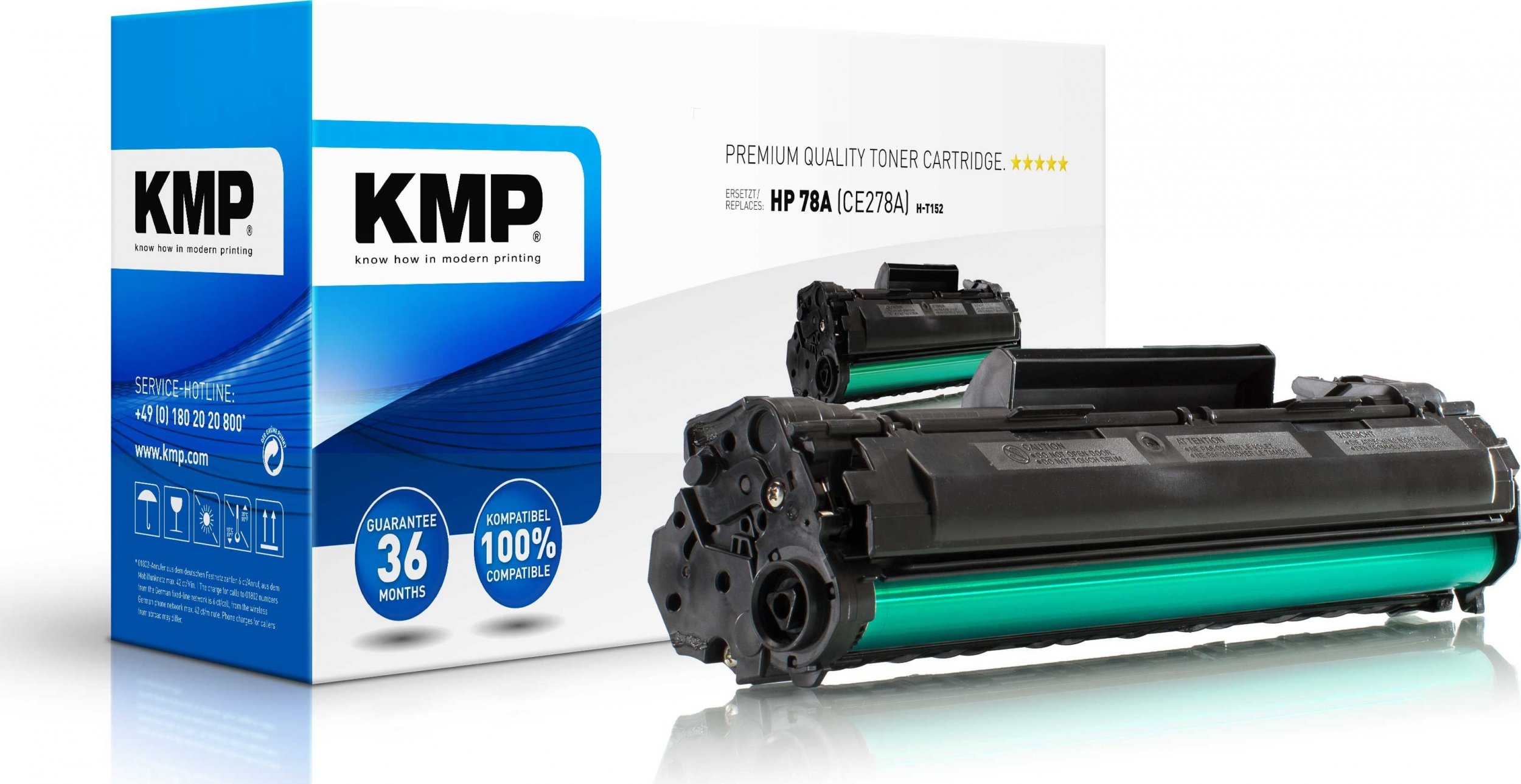 Toner KMP Toner HP CE278A comp