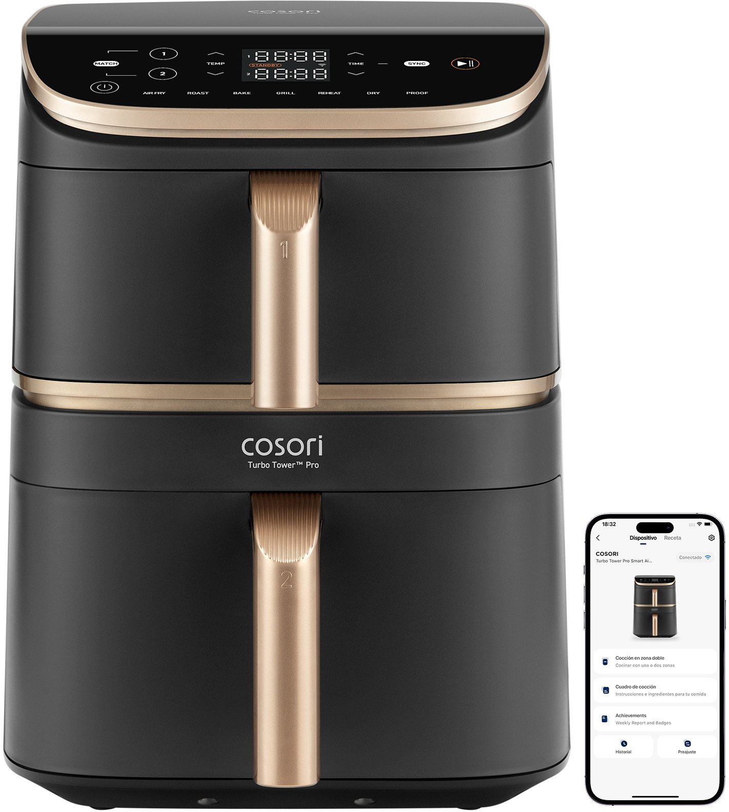 Cosori Turbo Tower Air Fryer 6
