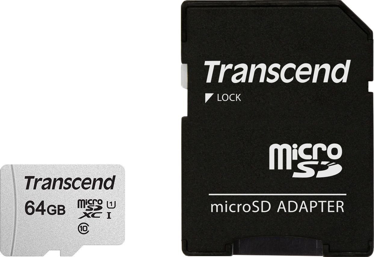 Transcend 300S microSDXC 64GB TS64GUSD300S-A -