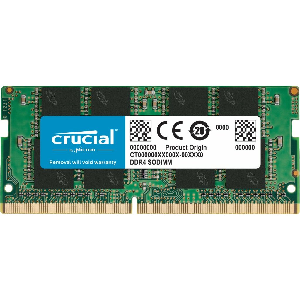 Crucial SODIMM, DDR4, 8 GB, 3200