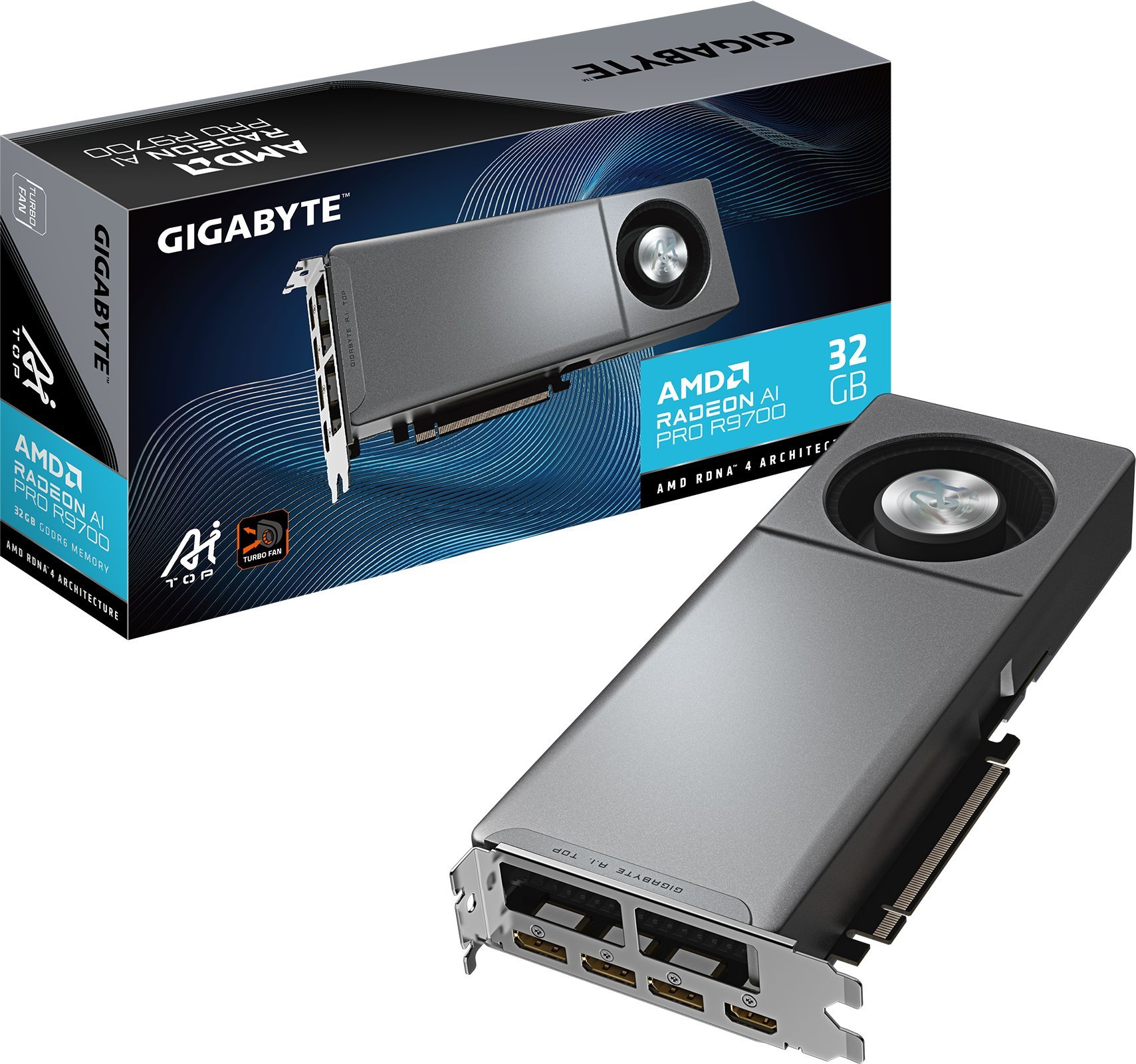GIGABYTE Radeon PRO R9700 AI TOP
