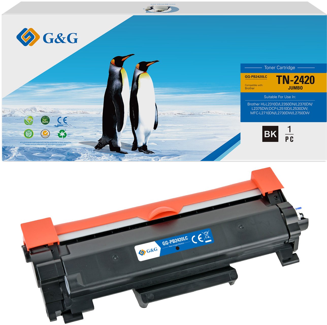 Toner G&G XXL-Toner kompatybilny z Brother
