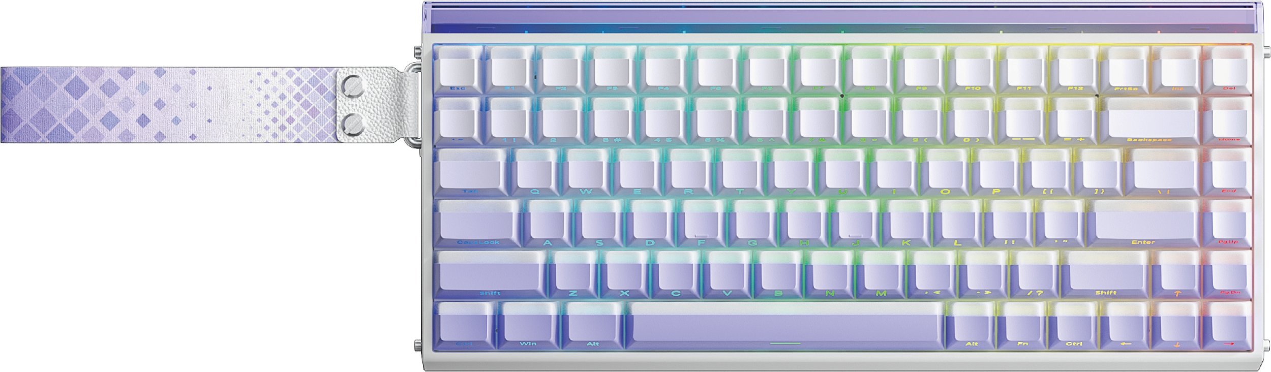 HERO84 HE White+Purple+Gradient+LIGHT JadeKing RGB AULA