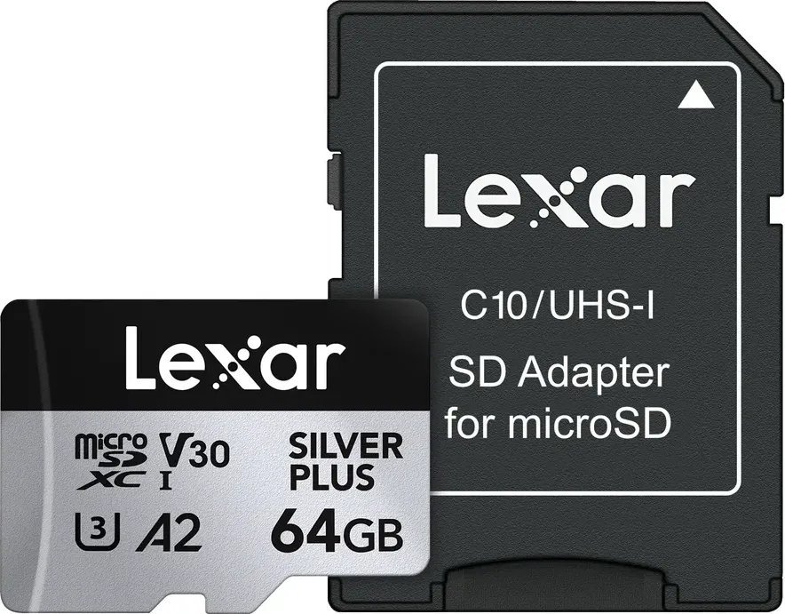 Lexar High-Performance Silver Plus microSDXC 64GB