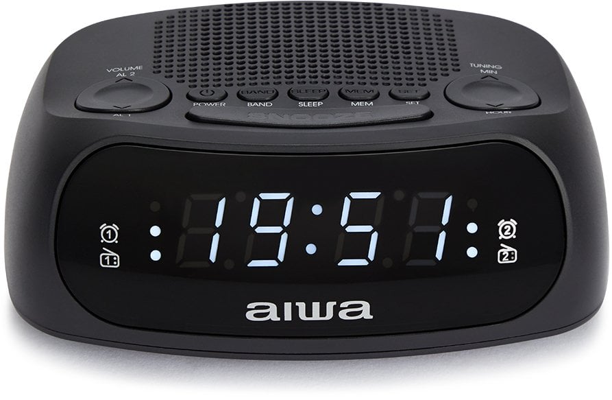 Radiobudzik Aiwa radio Black budzik CR-09J