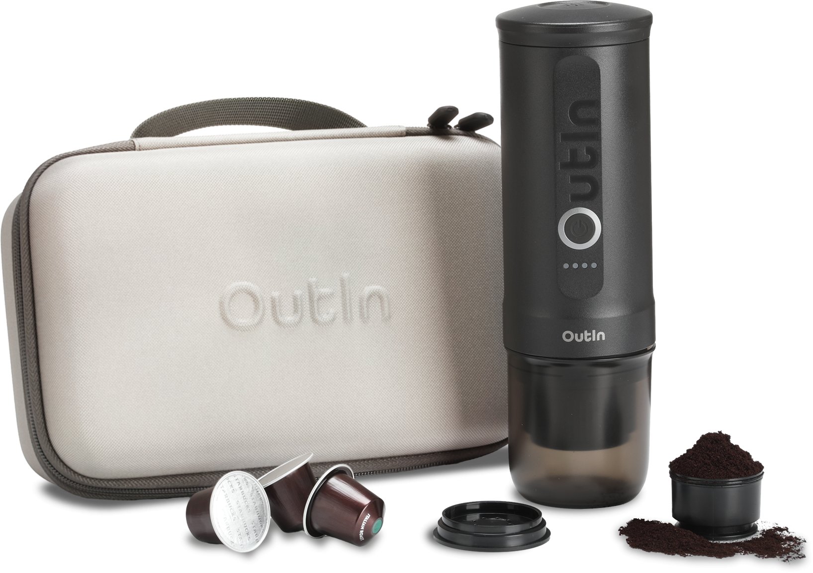 Outin Nano Portable Espresso Machine, 80ml