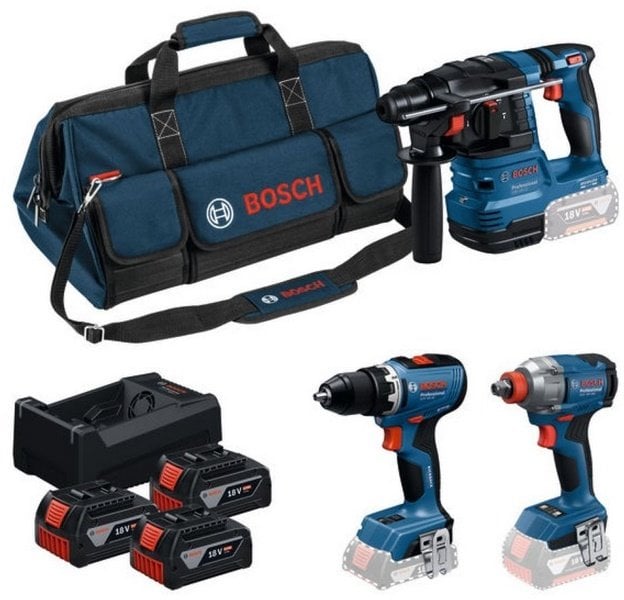 Bosch Powertools 18V Profi-Set Bohrhammer GBH