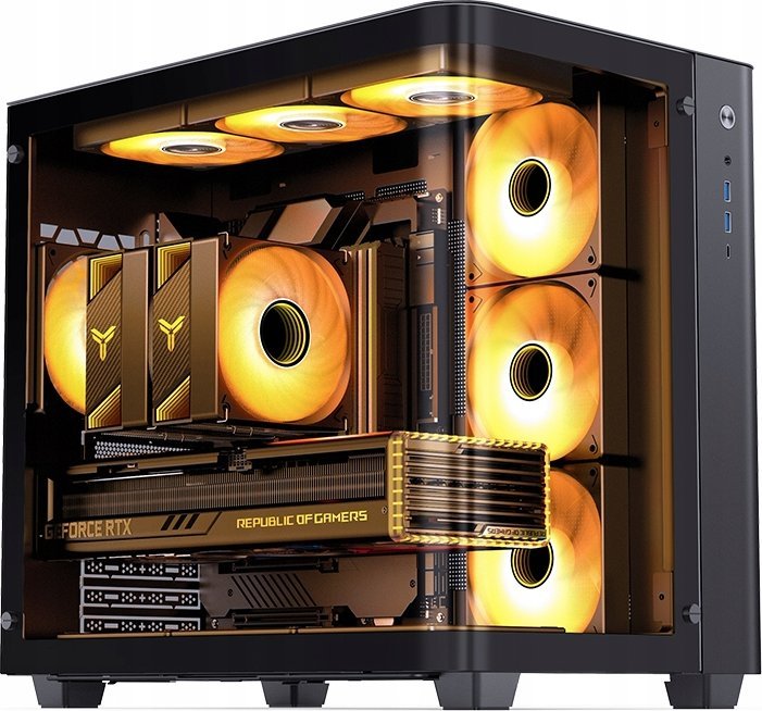 Jonsbo TK-3 PC Case, ATX, Black