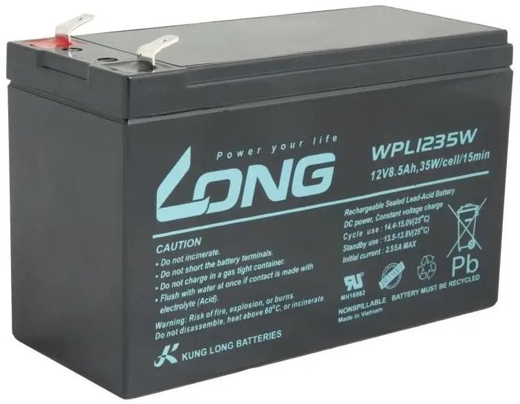 LONG baterie 12V 8,5Ah F2