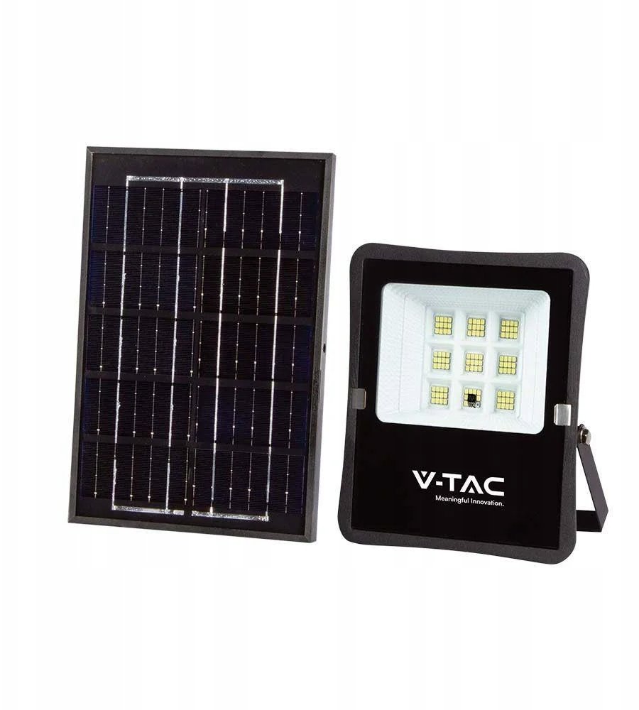 Naświetlacz V-TAC LED Solarny 6W 4000K
