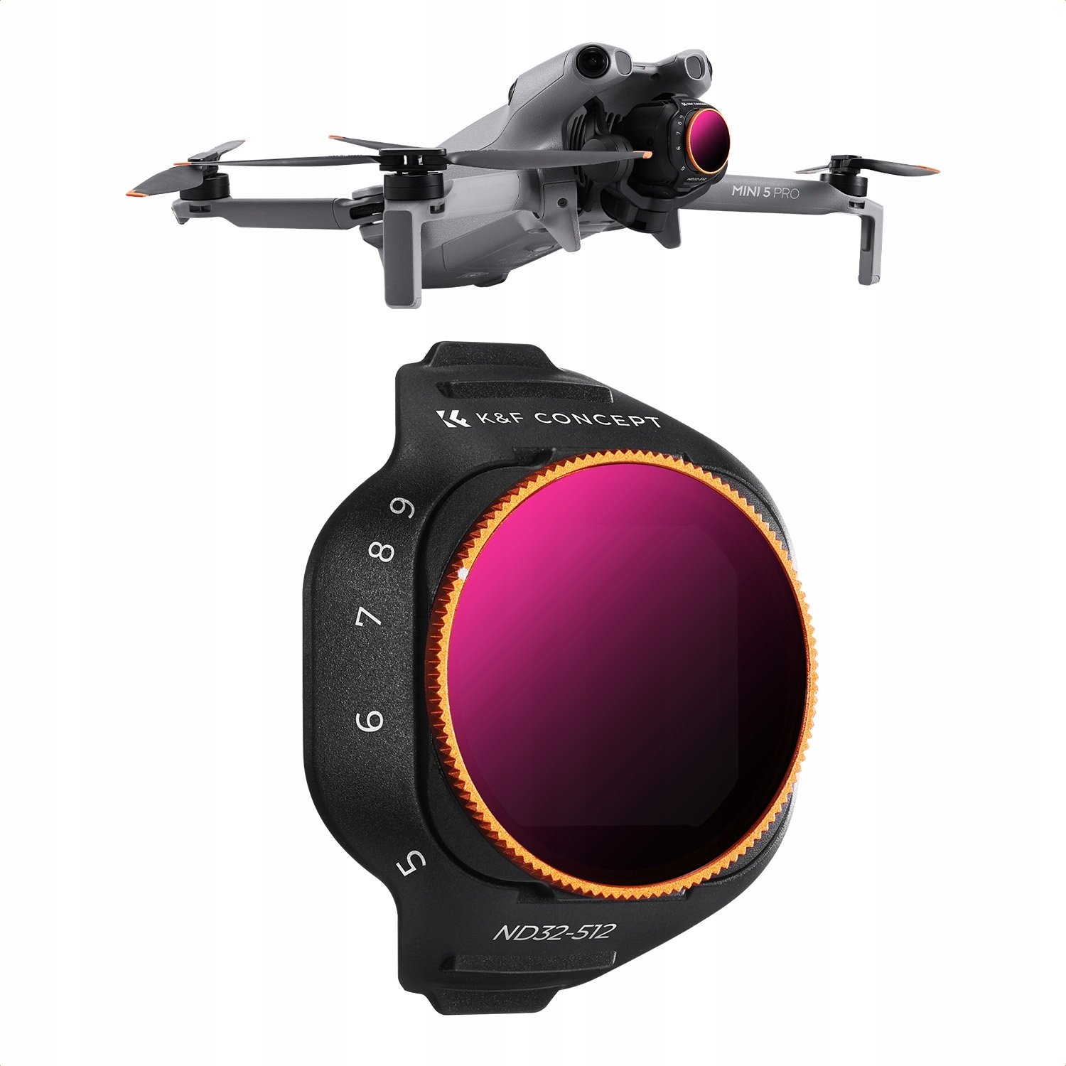 K+F Filtr Regulowany Nd Gray Nd32–nd512