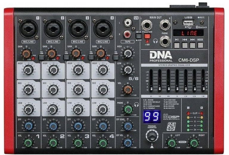 DNA CM6-DSP - USB audio mixer