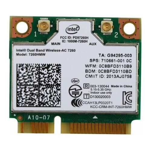 Karta sieciowa Intel DualBand Wireless-AC 7260