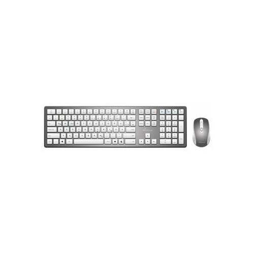 Klawiatura + mysz MediaRange QWERTZ Silver