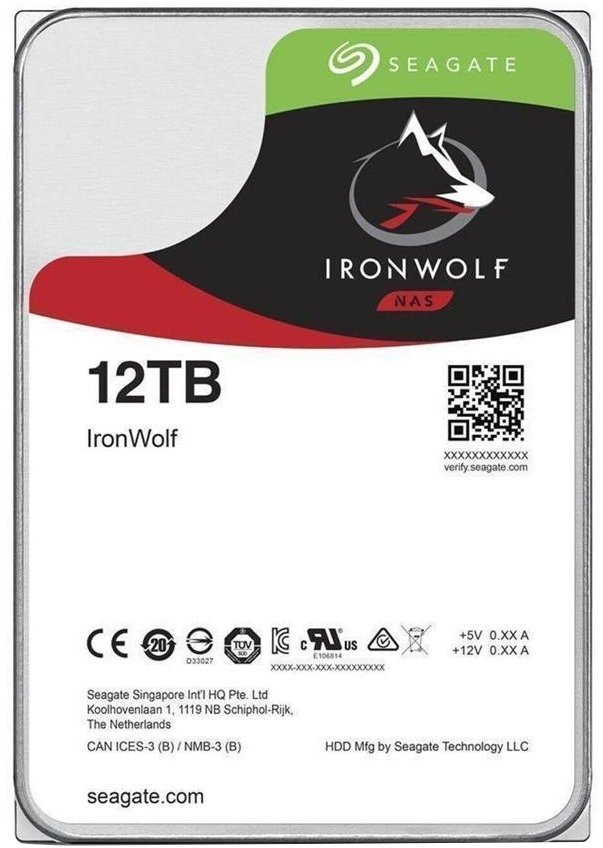 Seagate IronWolf 12TB 3.5" SATA