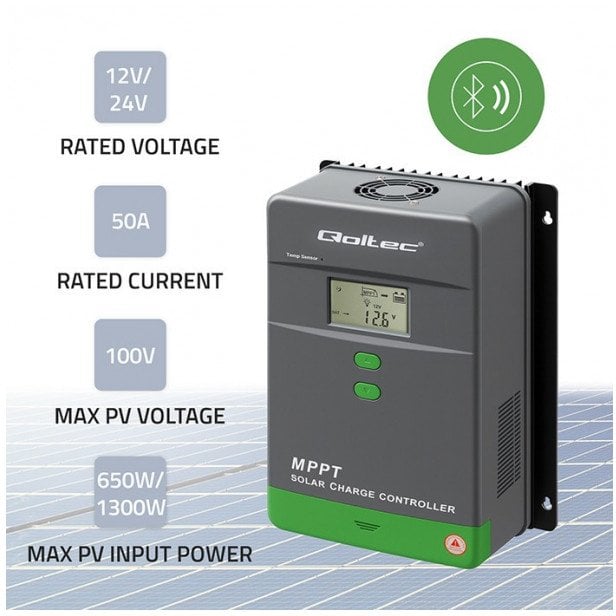 Qoltec Solar charge controller MPPT 50A
