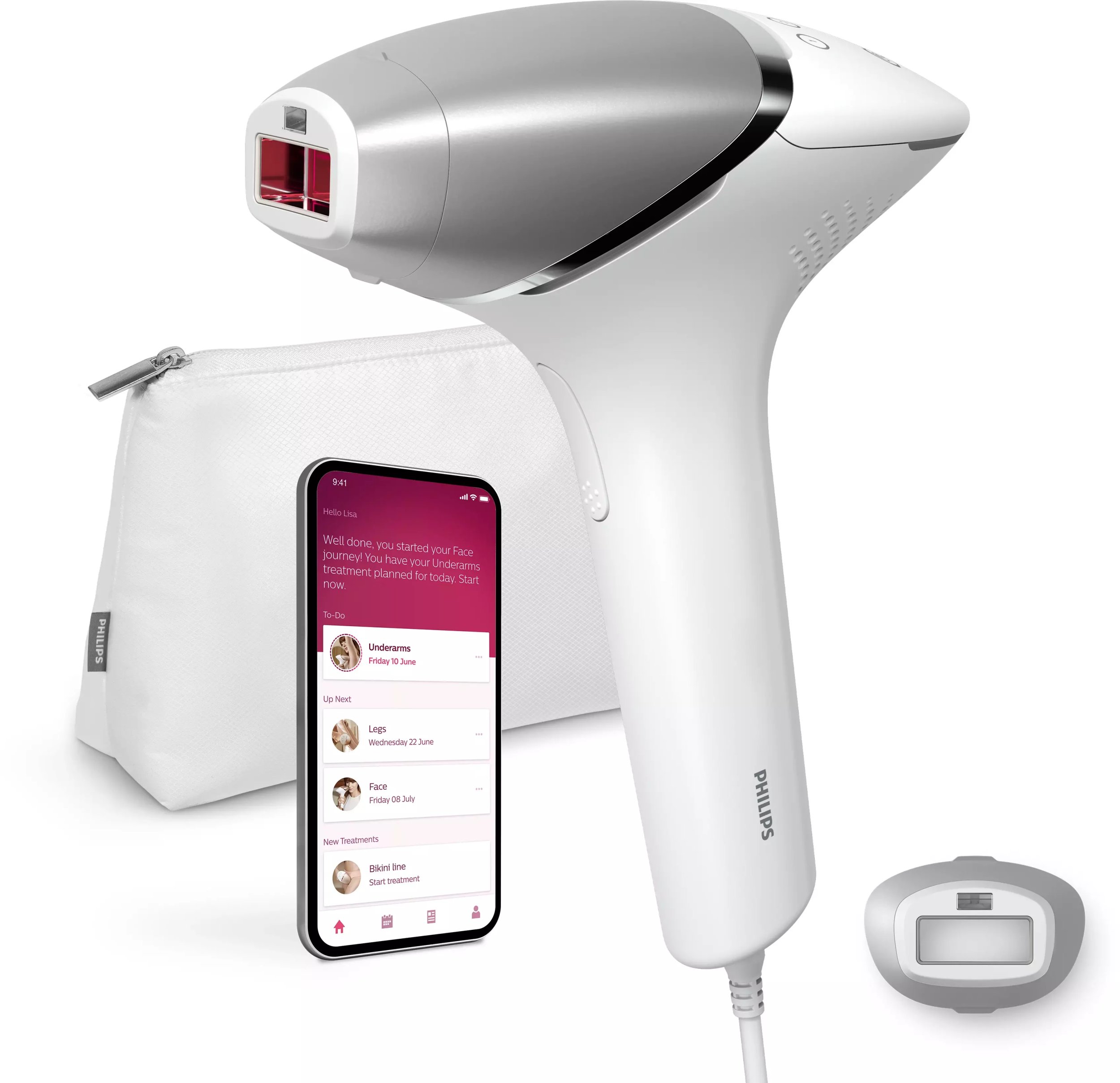Philips Lumea BRI940/00 biało-srebrny | BRI940/00