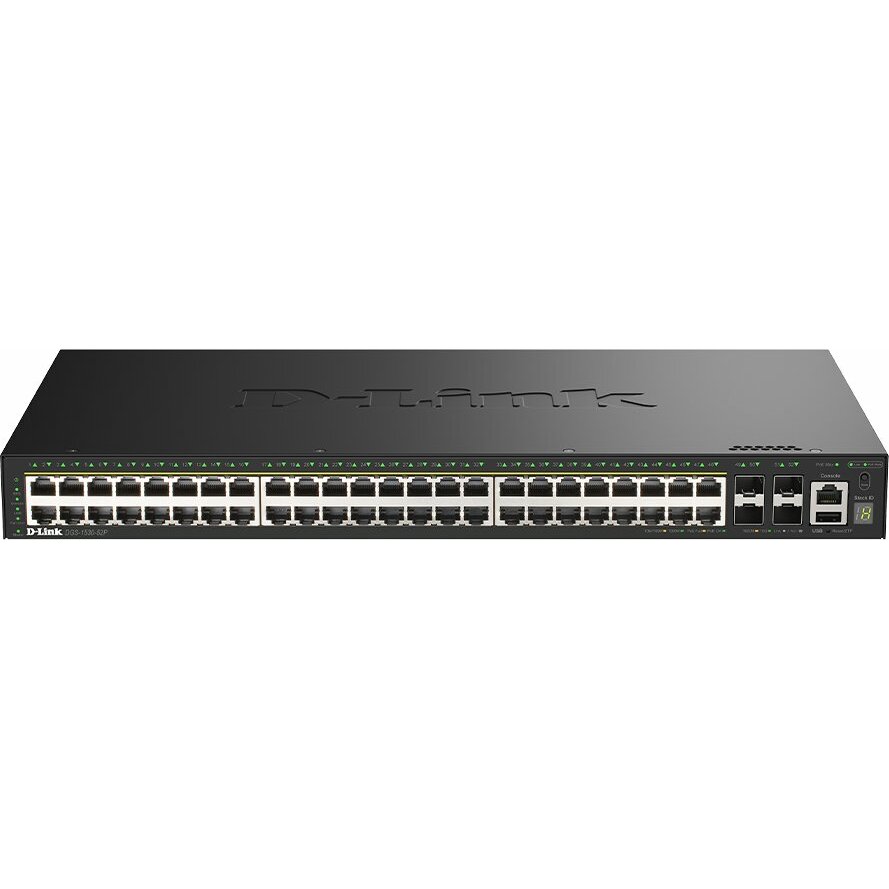 D-Link Smart Managed DGS-1530-52P/E 48 Ports