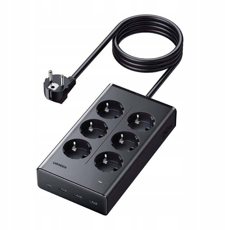 Listwa zasilająca Ugreen S622 6xAC +