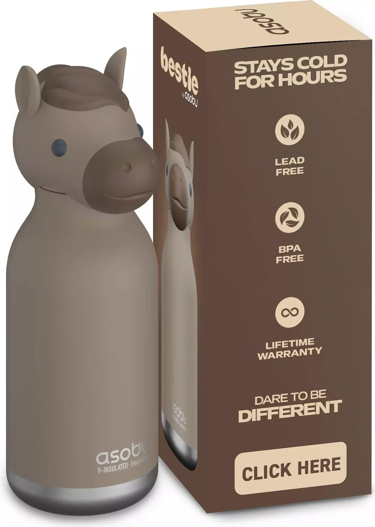 Asobu Bestie Horse with Straw 460