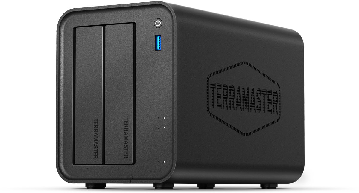 TERRAMASTER F2-425 2-bay NAS file server