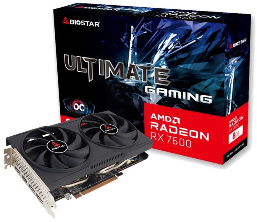Biostar Radeon RX 7600 8GB GDDR6