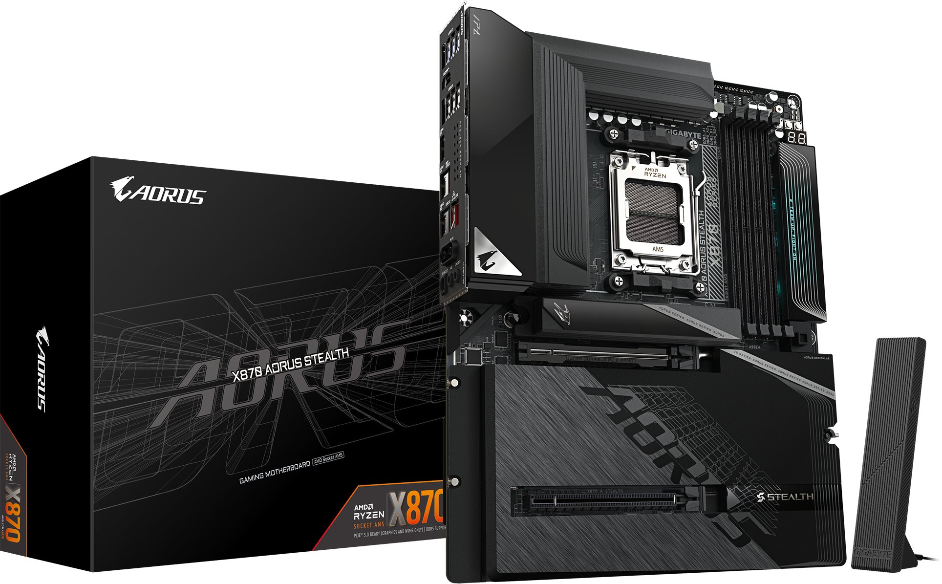 Gigabyte X870 AORUS STEALTH Motherboard, AM5
