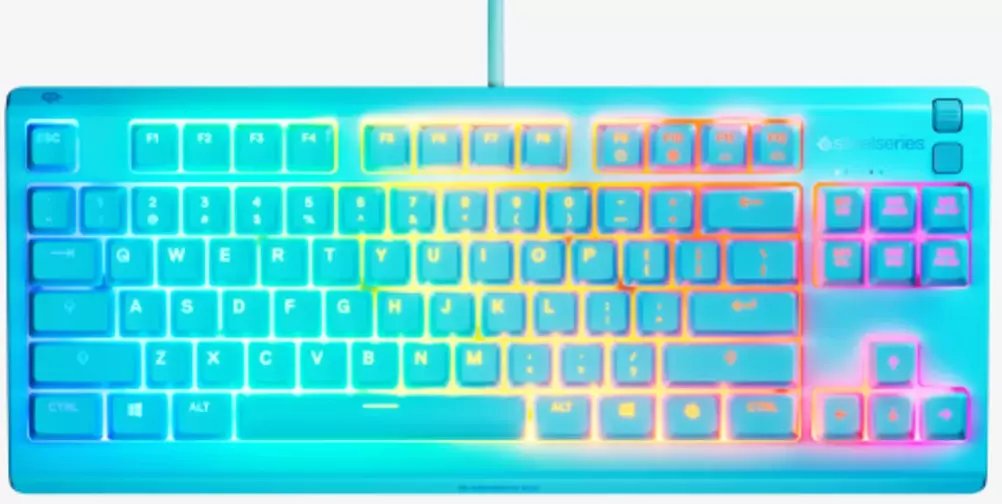 SteelSeries Apex 3 TKL, Aqua, US