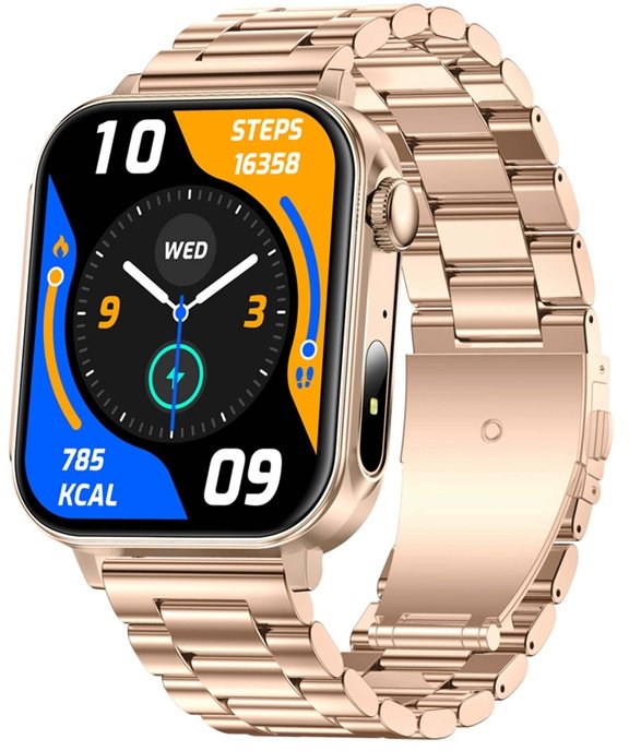 Colmi P80 smartwatch (steel-gold) | P80