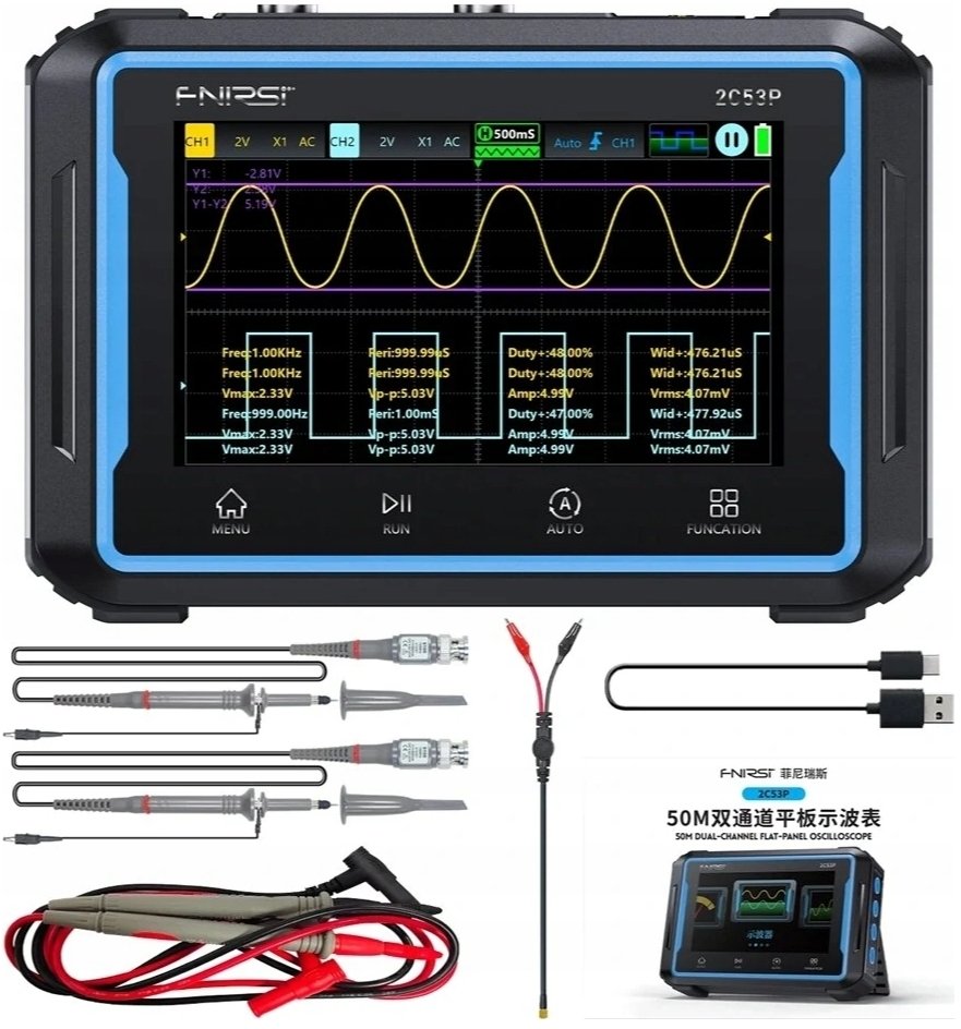 Portable 3-in-1 FNIRSI 2C53P 4.3"