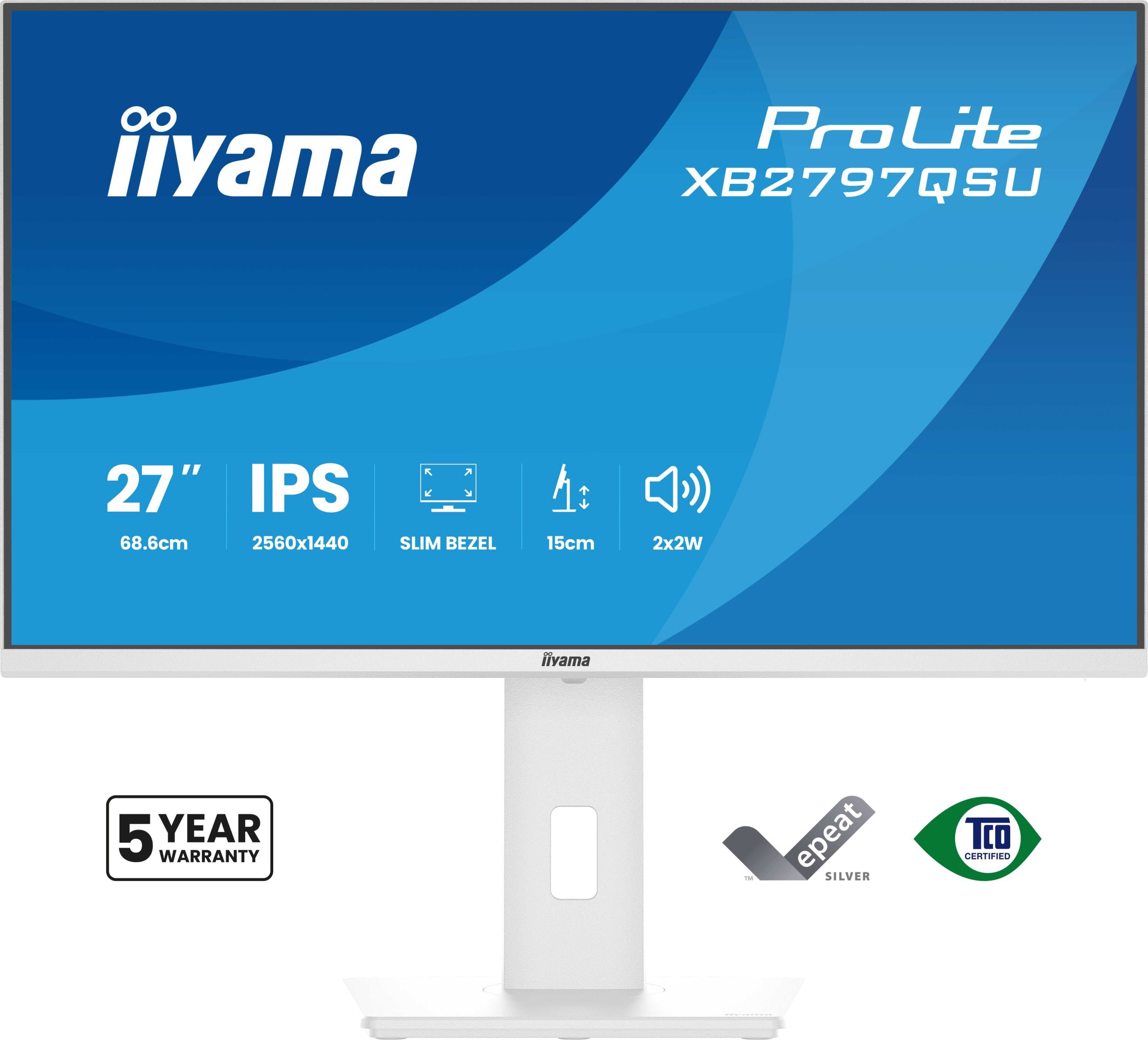 Iiyama ProLite XB2797QSU-W1 - 27" QHD